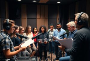 briefing voice actors for localized audio content wtp