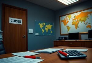 closing an international company without fines par